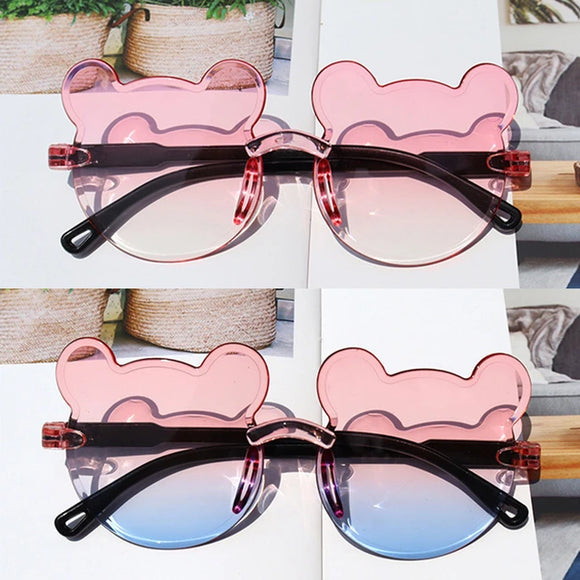 Kids cute bear 3d sunglasses