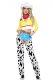 Sassy Cowgirl sheriff Halloween costume set