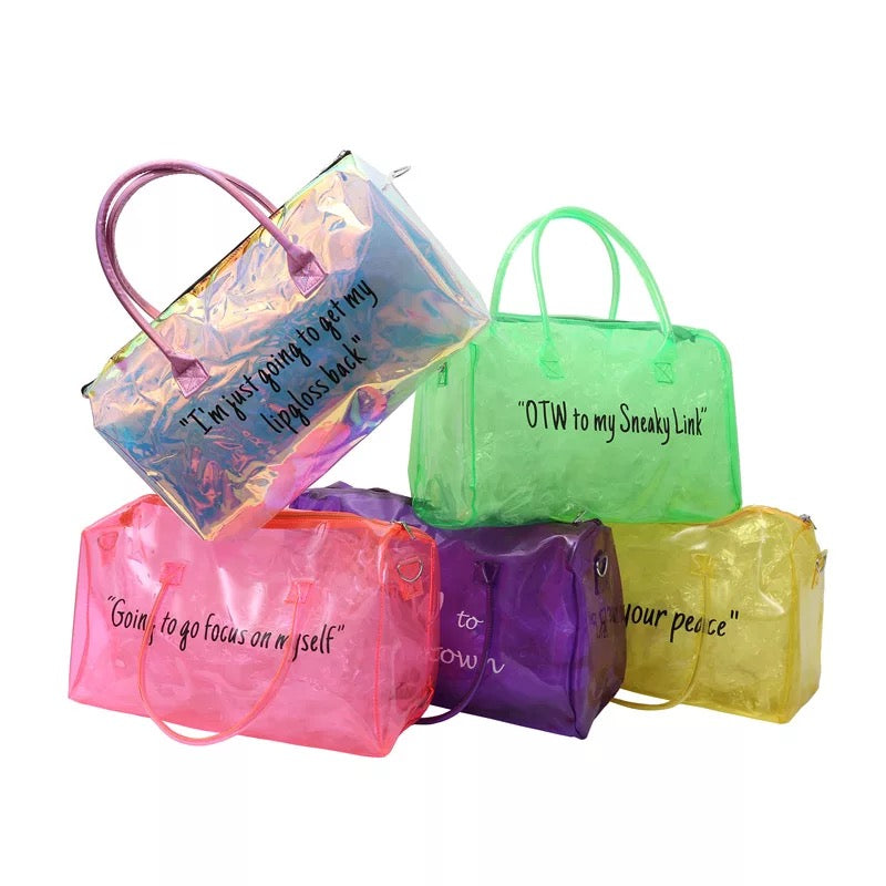 Spend The Night Bag, Over Night Bag (BLANKS)(These are blank bag with no  customization )