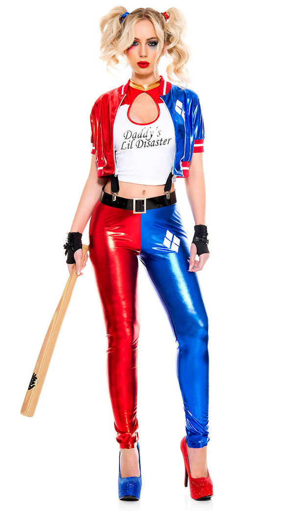 Harley Quinn daddy’s lil disaster Halloween costume cosplay