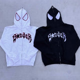 Unisex Y2K emo Spider-Man hoodie sweater