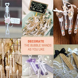 Wholesale diy wedding bachelorette party favors wedding bubbles favors gift empty tubes