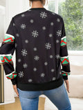 Women reindeer 3d Christmas sweatshirt sweater