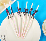 6pcs 3d funny men women bachelorette party straws