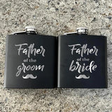 Grooms groomsman best man drinking flask wedding gift