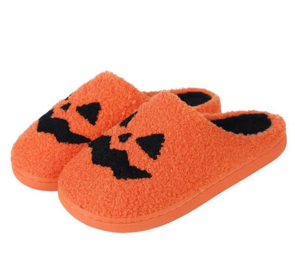 Comfy Halloween bedroom house slippers