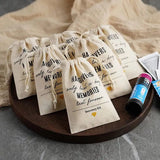 5pcs diy Wedding birthdays recovery hangover kit bags