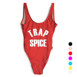 Trap spice one piece monokini swimsuit