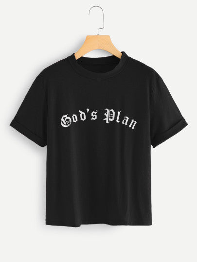 Gods plan drake retro tshirt