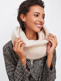“Stay warm” knitted infinity scarf