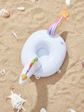 Unicorn inflatable pool beach cup coaster drink holder
