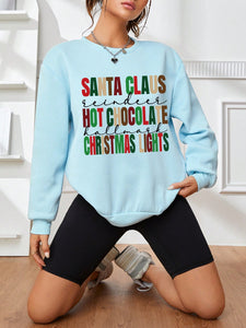 Women Christmas graphic pullover sweater