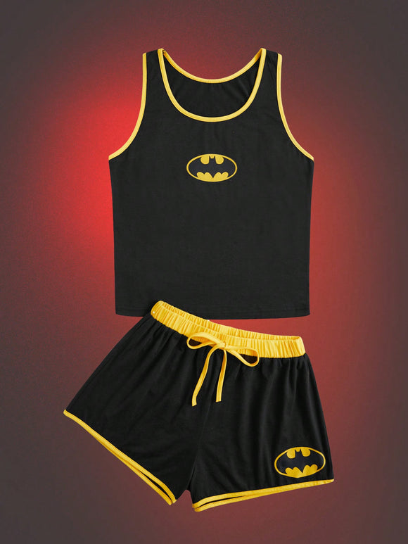 Women Batman 2 piece shorts set