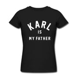 Karl is my father printed retro tshirt