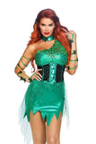 Poison ivy queen Halloween cosplay costume