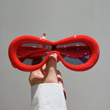 Candy bubble oversize retro sunglasses