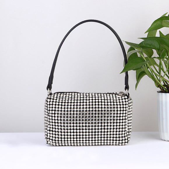 Luxury Rhinestone bucket pouch fashion mini handbag