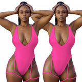 Bali Leg Harness one piece bikini swimsuit