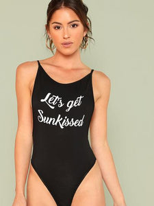 Let’s get sunkissed low back bodysuit top