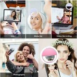 Selfie Influencer Night Club Party Portable Mini Clip-On Fill Selfie Light