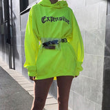 Neon Expensive oversize baggy hoodie sweatshirt