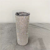 Luxury Rhinestone insulated cold hot bedazzled tumbler cup