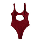 “Daybreak” cutout monokini one piece swimsuit