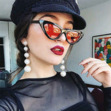 90s Retro Small frame cat eye sunglasses