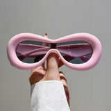 Candy bubble oversize retro sunglasses