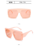 Luxury oversize square sunglasses