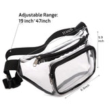 Clear transparent Fanny pack belt bag