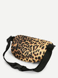 Leopard fanny pack bag