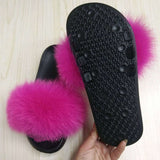 Luxur fluffy slides sandals