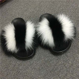 Classic barbie luxury fur fuzzy slides slippers