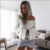 “Court” oversize ruffle sleeve sweater