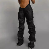 Low rise waist metallic ruched ruffle pants