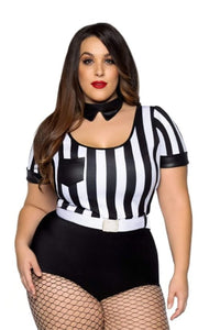 Plus size referee halloween cosplay costume