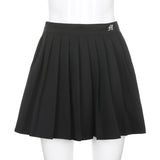 Preppy pleated mini fashion skirt