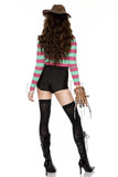 Sassy Freddy back nightmare Halloween costume set