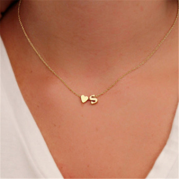 Personalized custom initial name necklace jewelry gifts for her