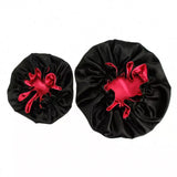 Mommy and me baby kids satin hair bonnets