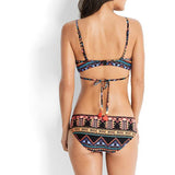”Zen” Tribal cutout 2 piece bikini swimsuit