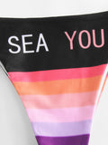 Sea you paradise 2 piece bikini swimsuit set