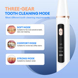 Teeth Whitening Ultrasonic Dental Cleaner Electric Tartar Scraper for Teeth Whitening Dental Cleaning Plaque Remover