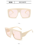 Luxury oversize square sunglasses