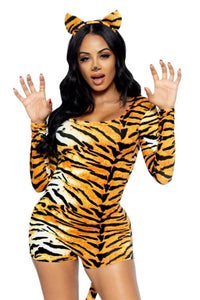 Sexy tiger vixen Halloween costume