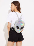 Iridescents alien 3d backpack