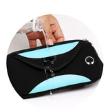 “Iconic fitness” headphone port travel casual workout fannypack