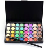 Iconic beauty 40 colors pigmented eyeshadow palette