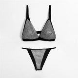 “Mula” rhinestone detail 2 piece bikini swimwear